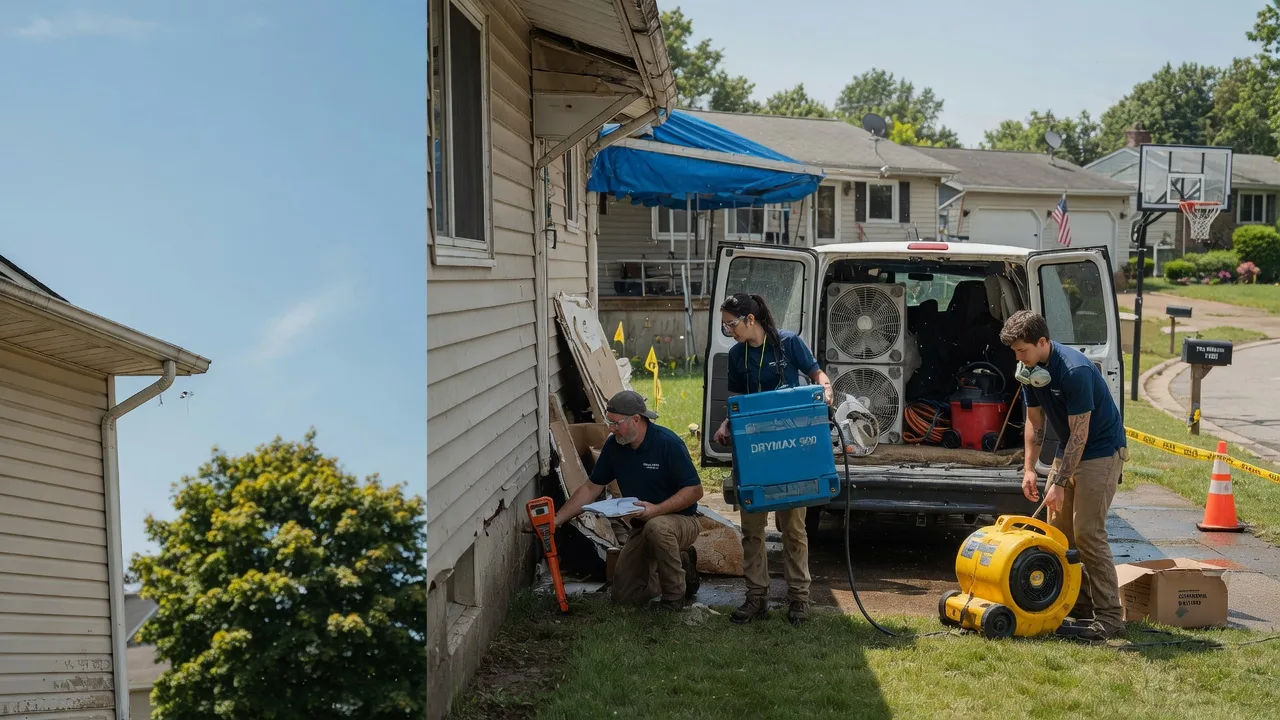Ceiling Leak Cleanup in Livonia, NY near me